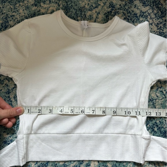 GARAGE | White Open Back Tied Tee - Picture 10 of 12